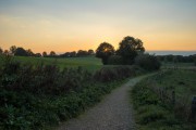 Herbstabend am Stadtrand von Kiel