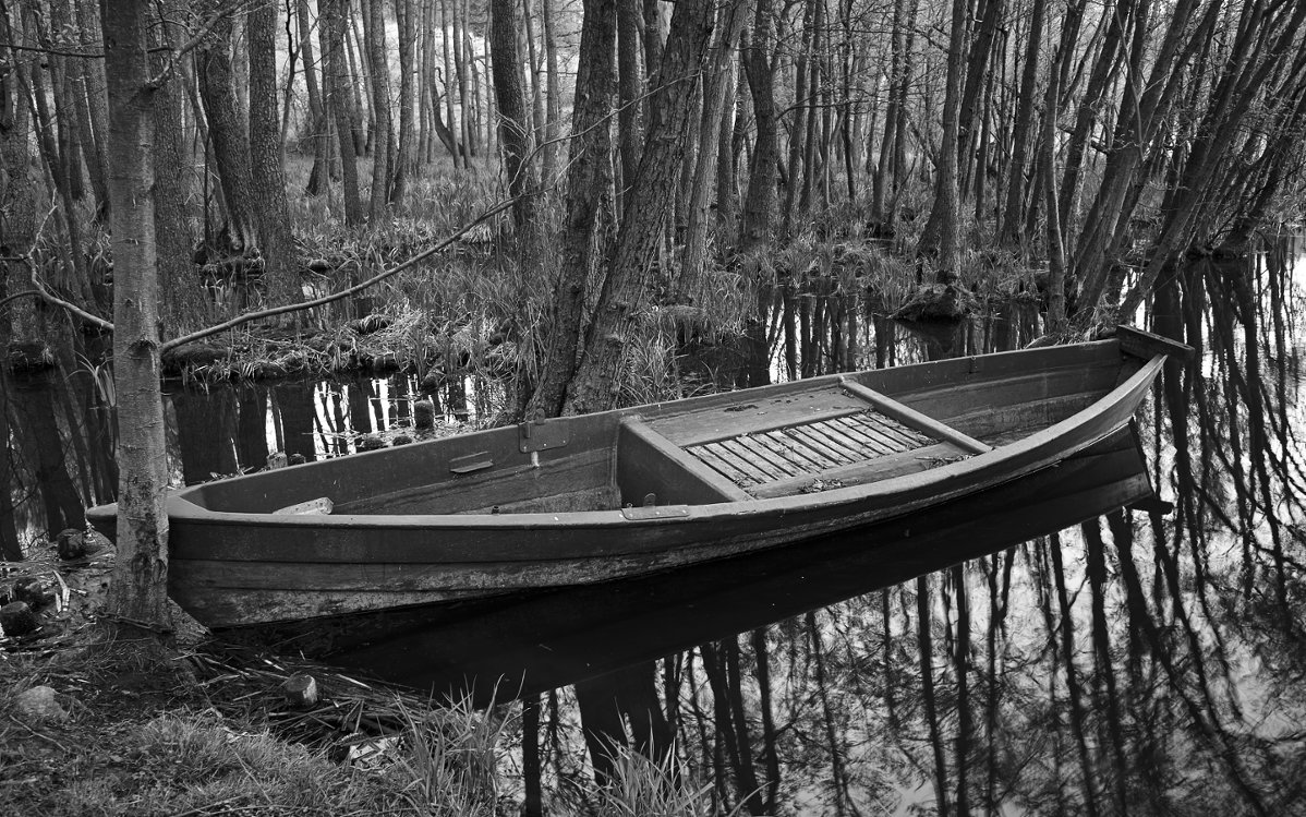 das Fischerboot vom Klobichsee