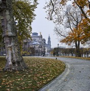 Dresden, Blick zur Brhlschen Terrasse