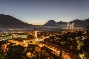 abendlicher Blick auf Liezen/Obersteiermark