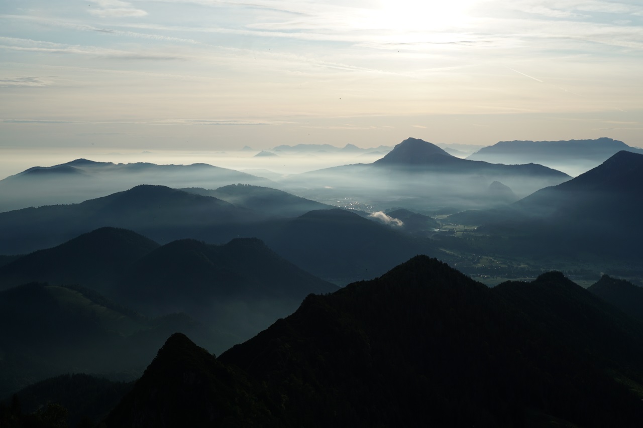 Kaltes Morgenlicht auf 1600m