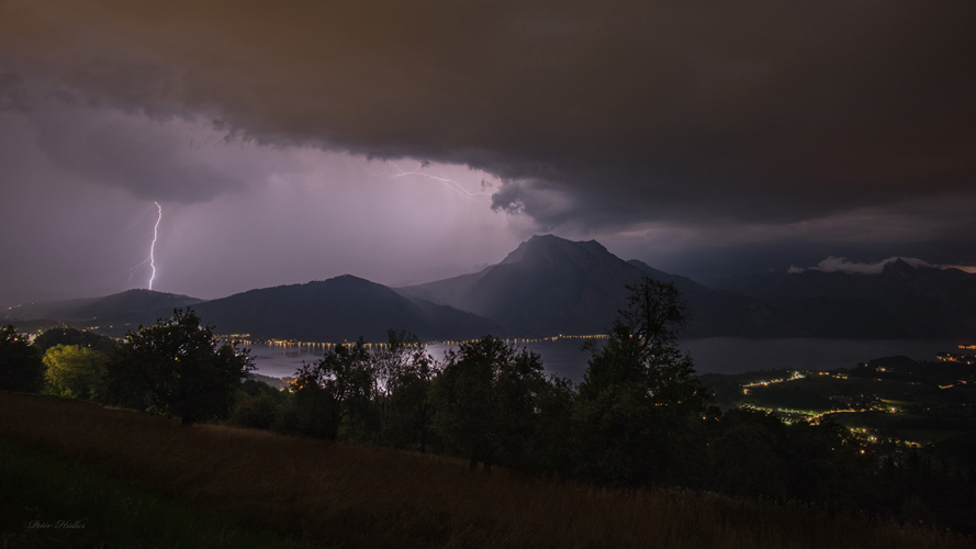 Gewitter am Traunsee