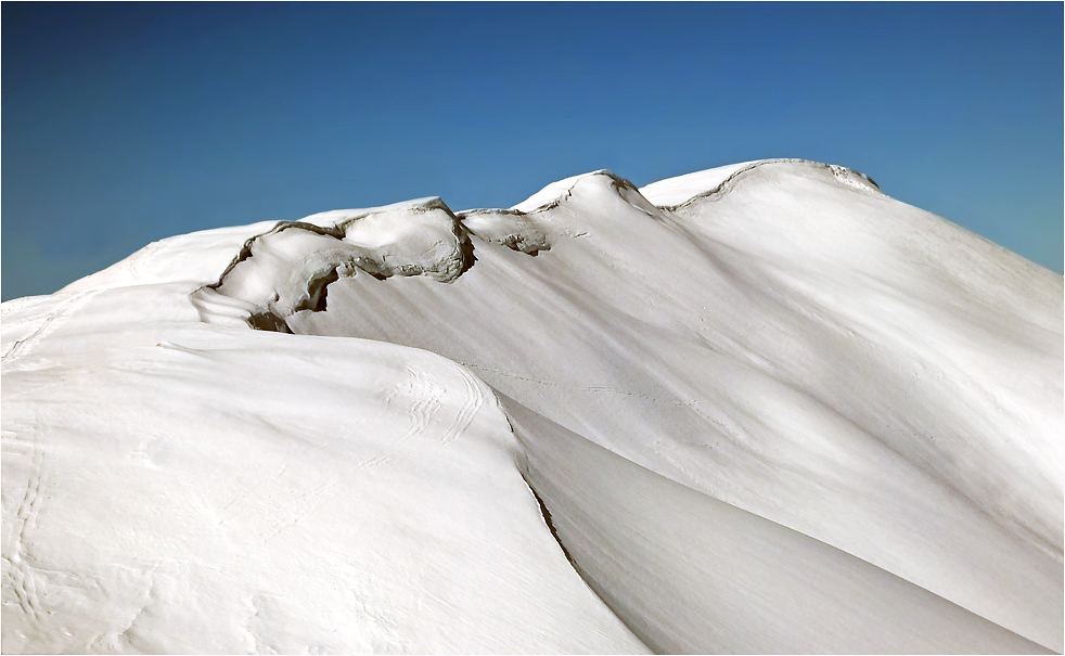 Noch haufenweise Schnee...