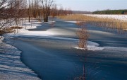 Winterhochwasser am Campingplatz